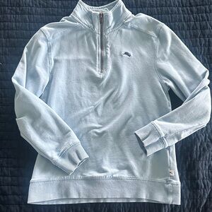 Tommy Bahama Light Blue Half-Zip Pullover